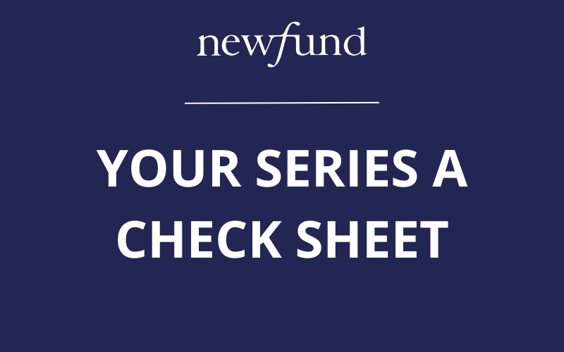 Your Series A check sheet ✔️